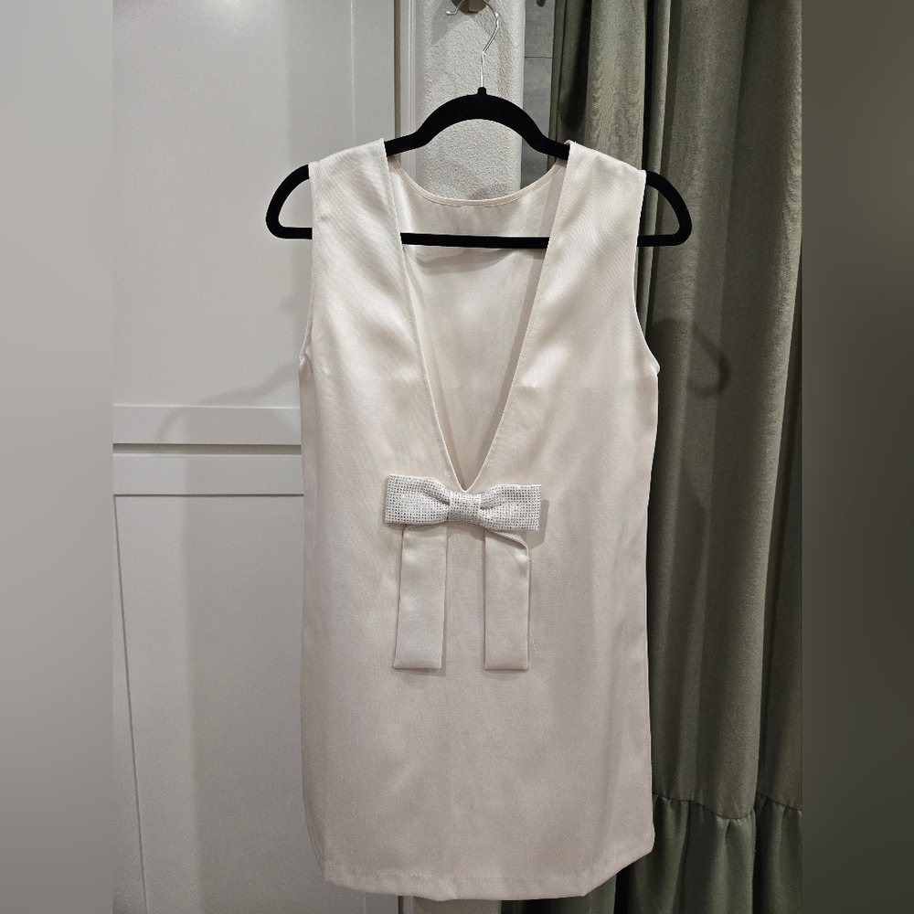 Off White Mini Dress